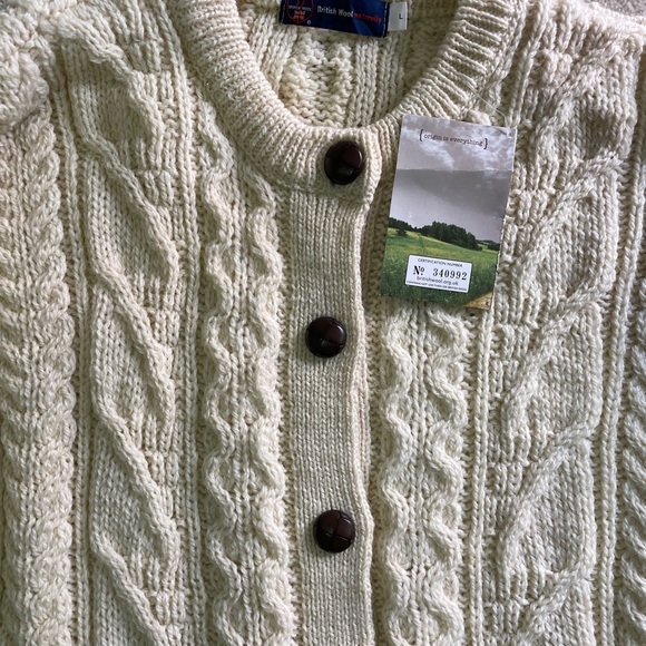 British Wool Knit Cardigan - Picture 7 of 8